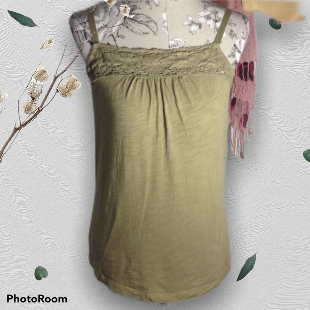 loft Green Cami Top M